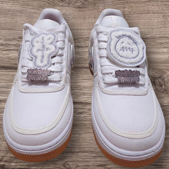 DS Travis Scott x Nike Air Force 1 Low - Size 8.5 - AQ4211-100 - OG All - Picture 3 of 7